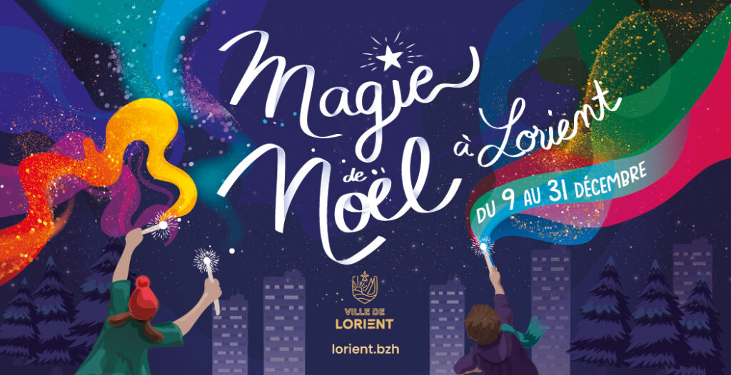 Bannière de la programmation de noël à Lorient