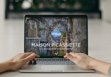 Vue du site web de la Maison Picassiette à Chartres